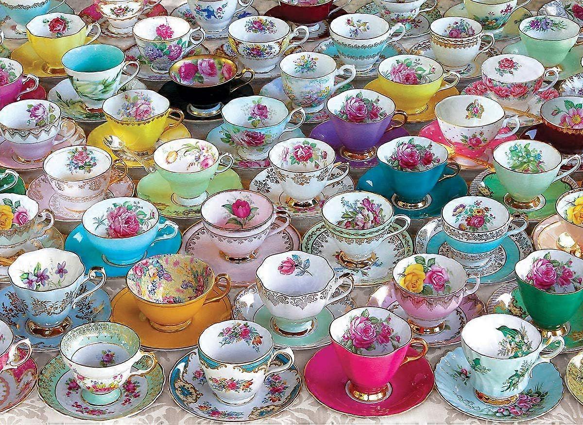Tea Cups 1000 Piece Puzzle