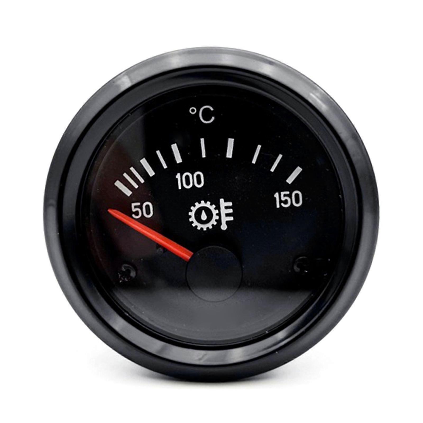 LED Illuminated Engine Oil Temperature Meter Universal Fit Digital Display Industrial Equipment Upgrades for Vehicle