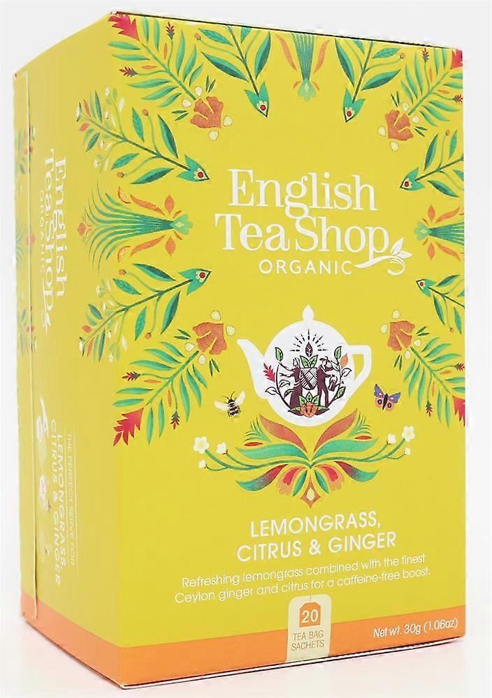 English Tea Shop Lemongrass Citrus & Ginger Tea - 20 Tea Bag Sachets