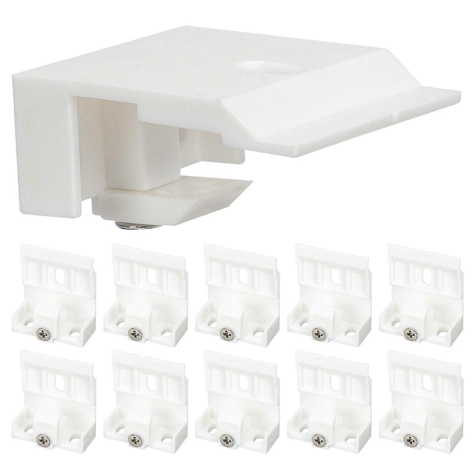 Curtain Track Brackets, Reinforced Structure for Stability, Effortless Mounting Process