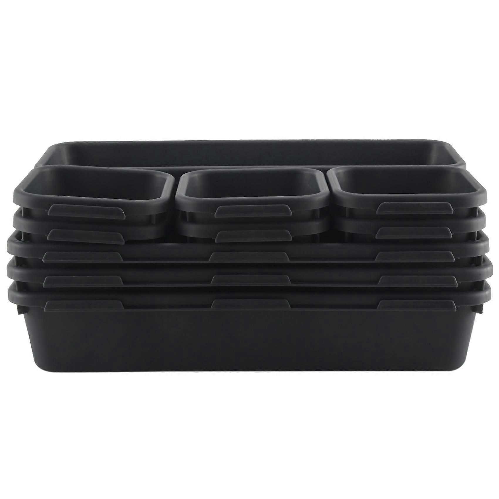 12 Pack Drawer Organizer Tray Dividers Plastic Storage Bins Container
