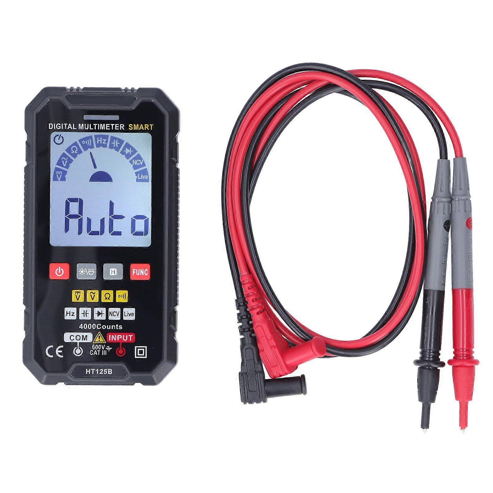 Hochwertiger HT125B Digitalmultimeter Farbbildschirm Hohe Präzision Mini