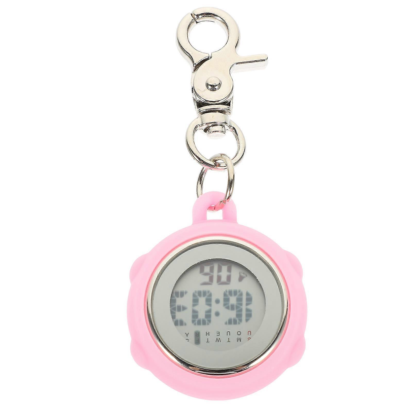 Digital Fob Watch for Nurses with Key Buckle Design, Accurate Timekeeping and Skin Friendly Materials for Healthcare Workers in Hospitals
