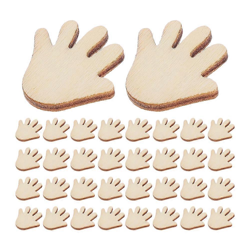 200pcs Handcrafted Wooden Cutouts for DIY Crafts, Home Decor & Photography – Unfinished Palm Wood Pieces with Smooth Edges for Creative Projects