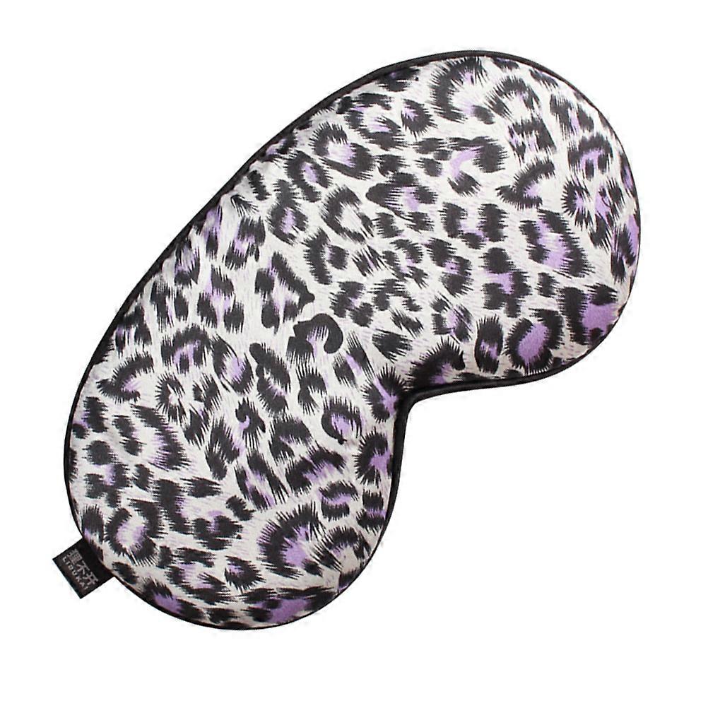 Sleeping Accessory Silk Eye Mask Leopard Pattern Light Blocking Sleep Aid 20.00X10.00X0.50CM 1Set
