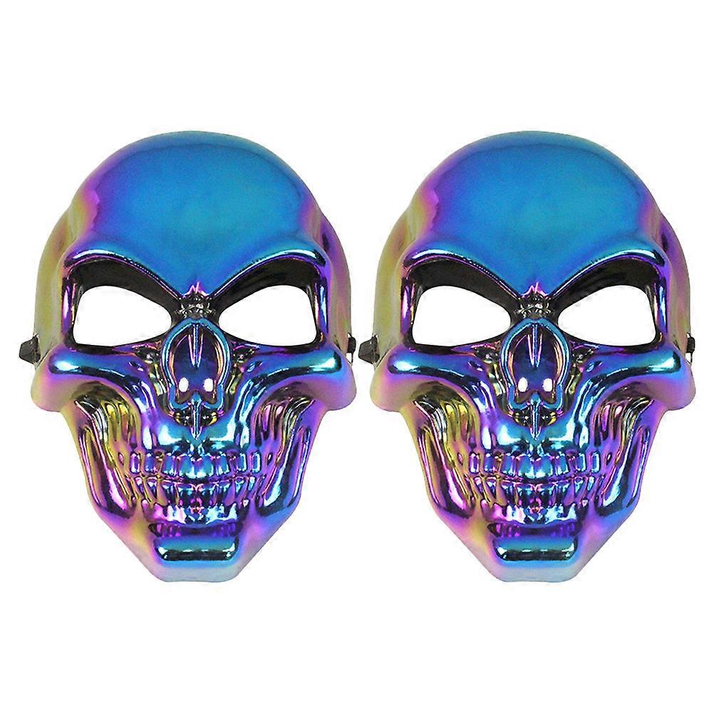 Creative Cosplay Skull Mask Horrifying Skull Mask Halloween Party 2Set