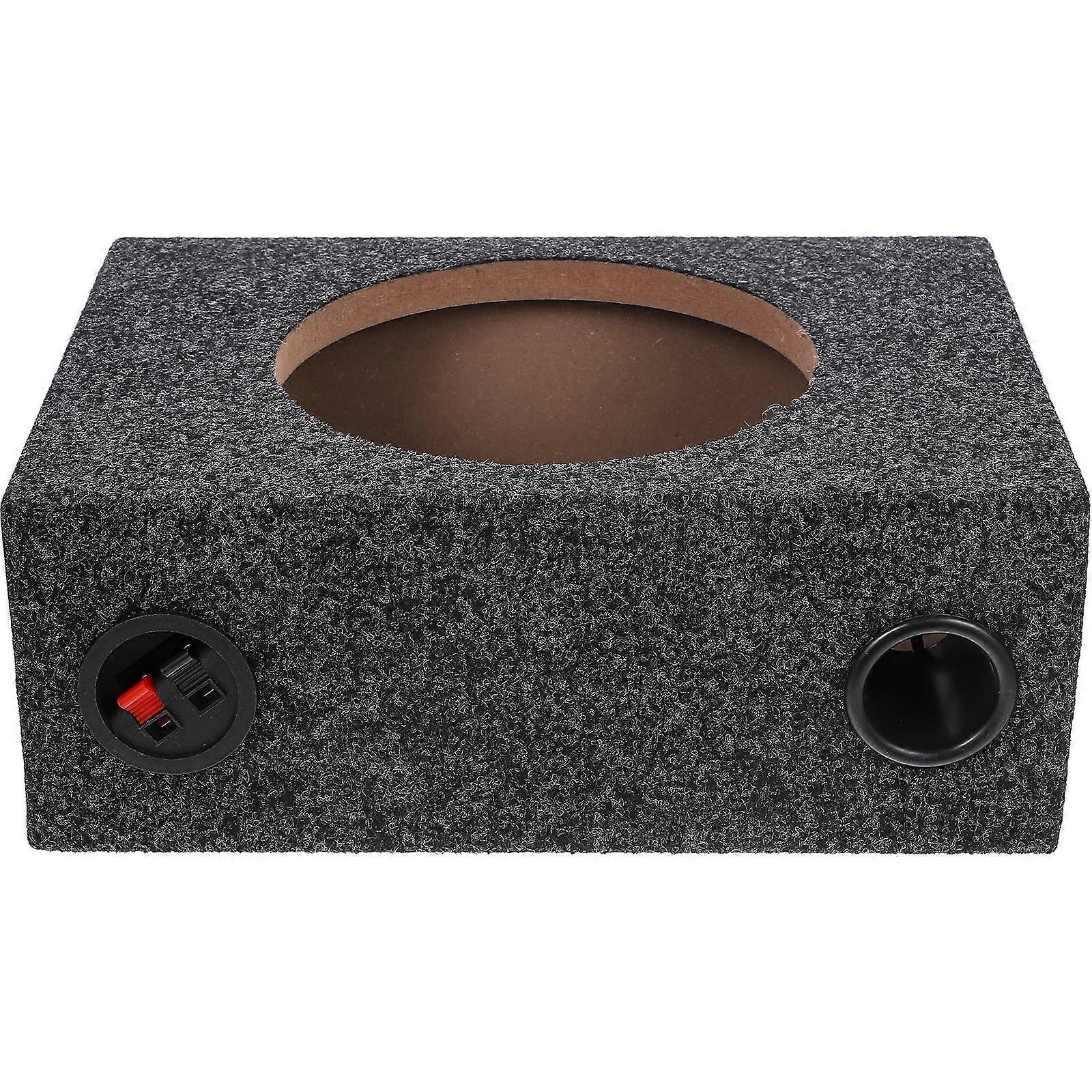 Single Cab Truck Subwoofer Box for Car Audio Enthusiasts Black 33.50X23.50X12.60cm Bass Enhancement 1Pack