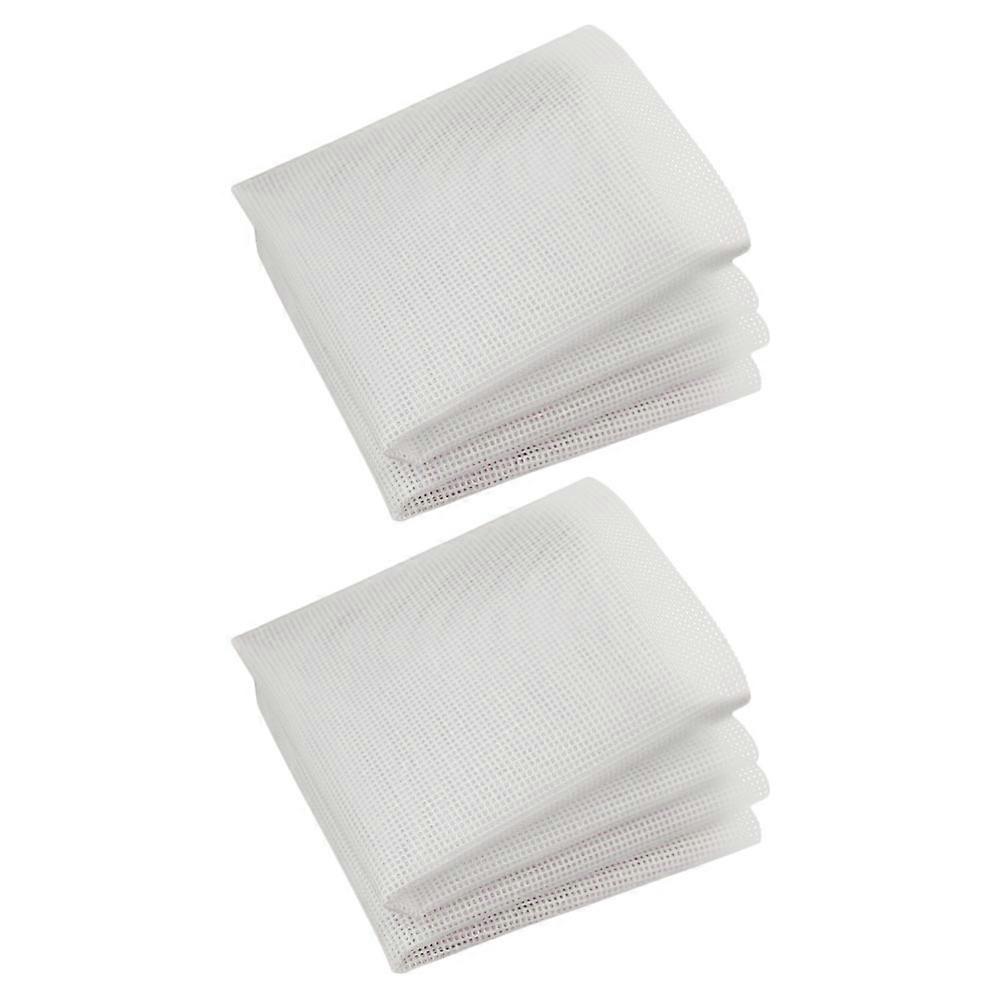 Silicone Steamer Pad Nonstick Reusable Foldable 2Pcs White 54x34cm