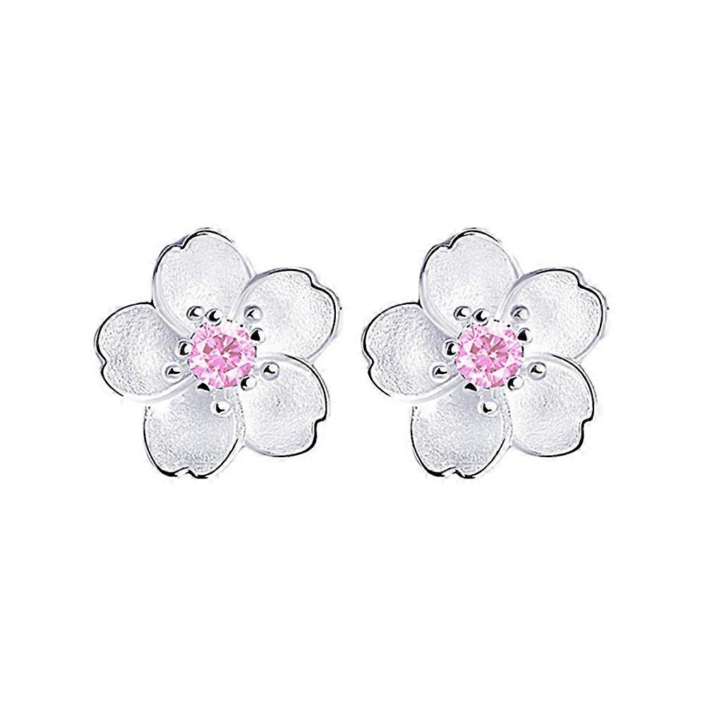 Cercei de cireș Design Argint Urechi Studs Stil elegant pentru femei Nuntă 1 pereche