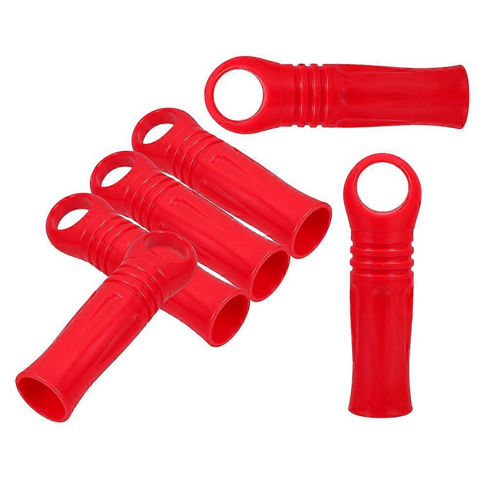 Handle Cap Broom Handle Replacement Grip Cap Comfortable Grip Durable Easy Installation Professional Cleaners 6Pcs