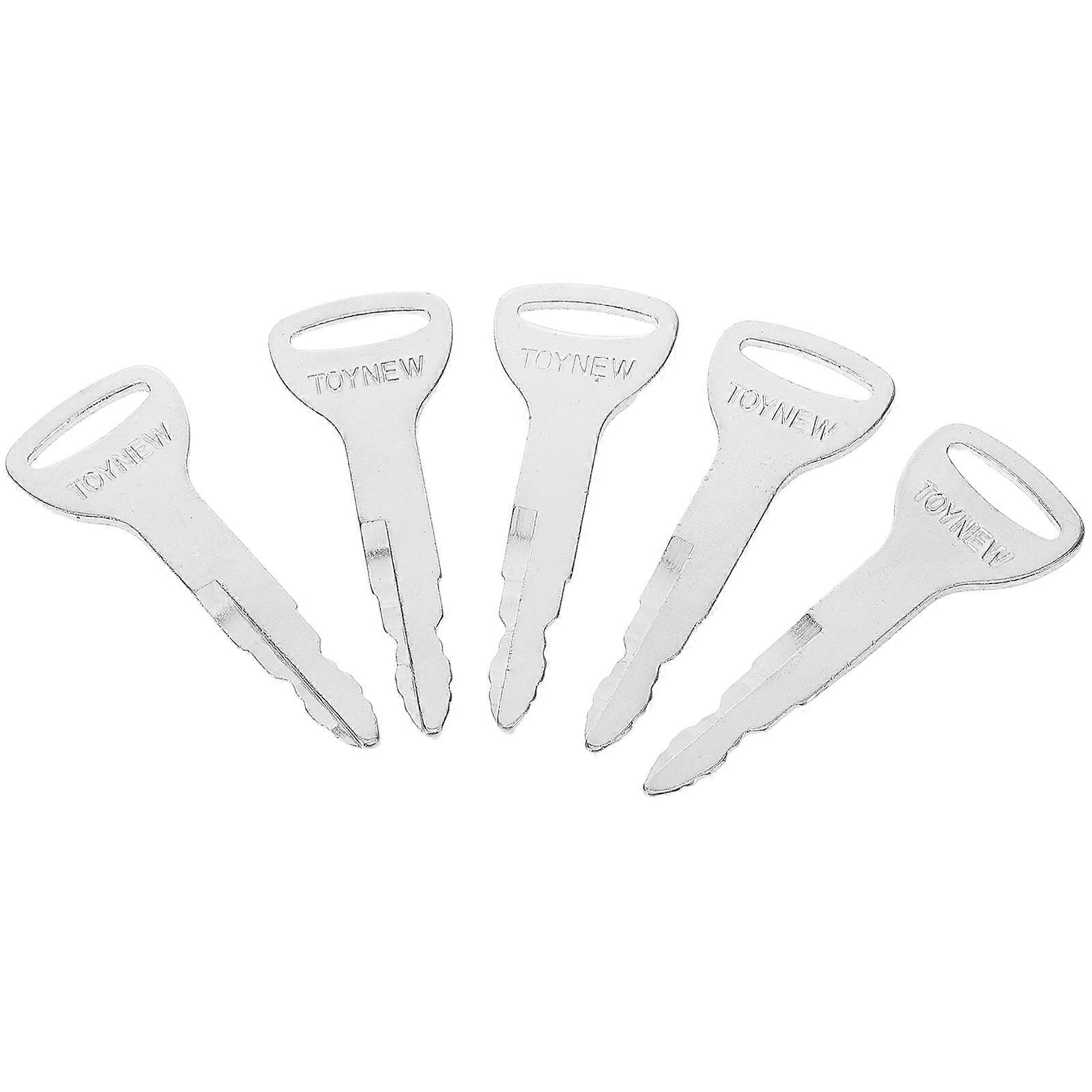Forklift Keys Heavy Equipment Ignition Keys Forklifts Warehousing Iron 5Pcs