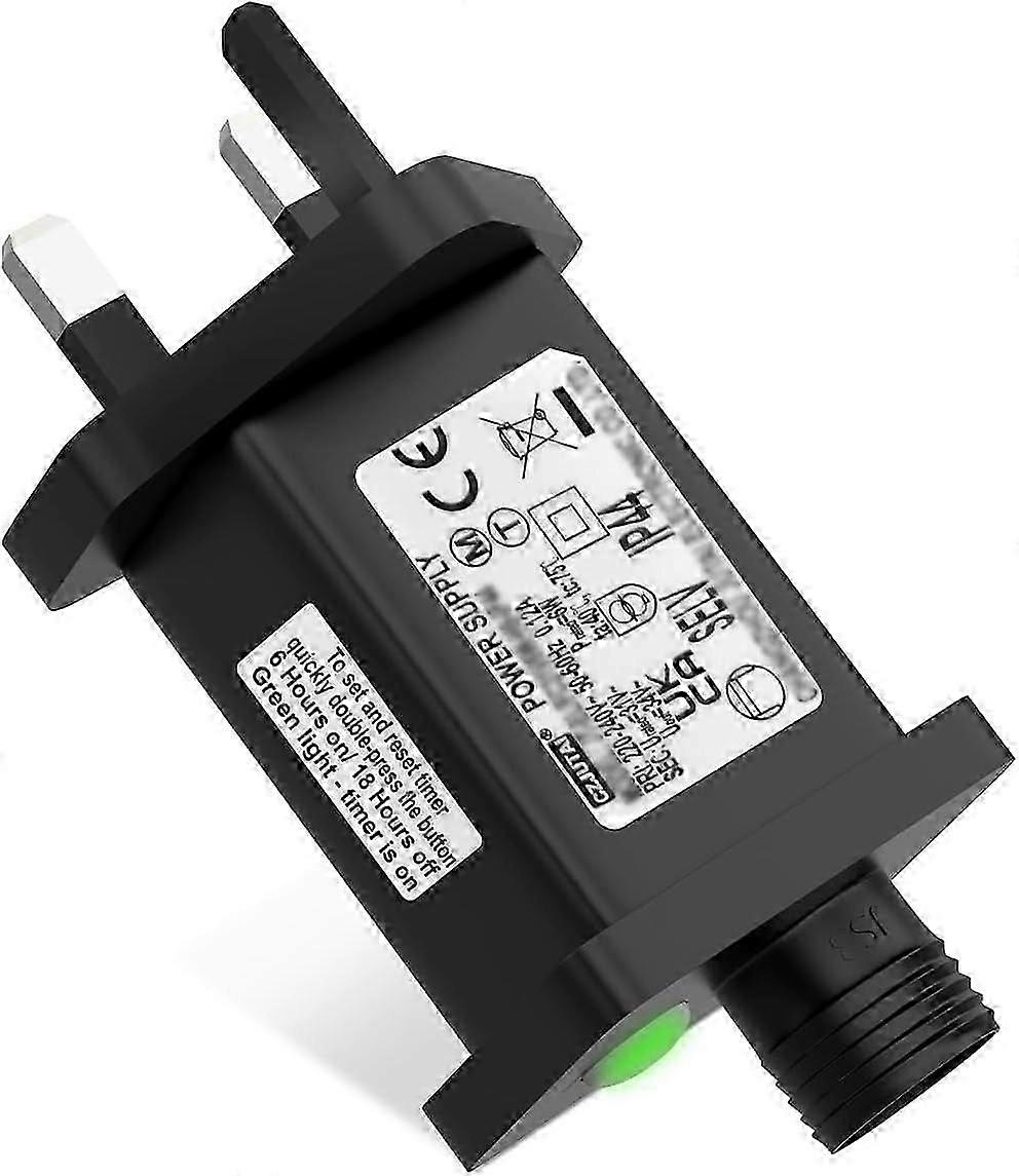31V Transformer Plug for Christmas Lights, 6W LED Replacement Adapter with