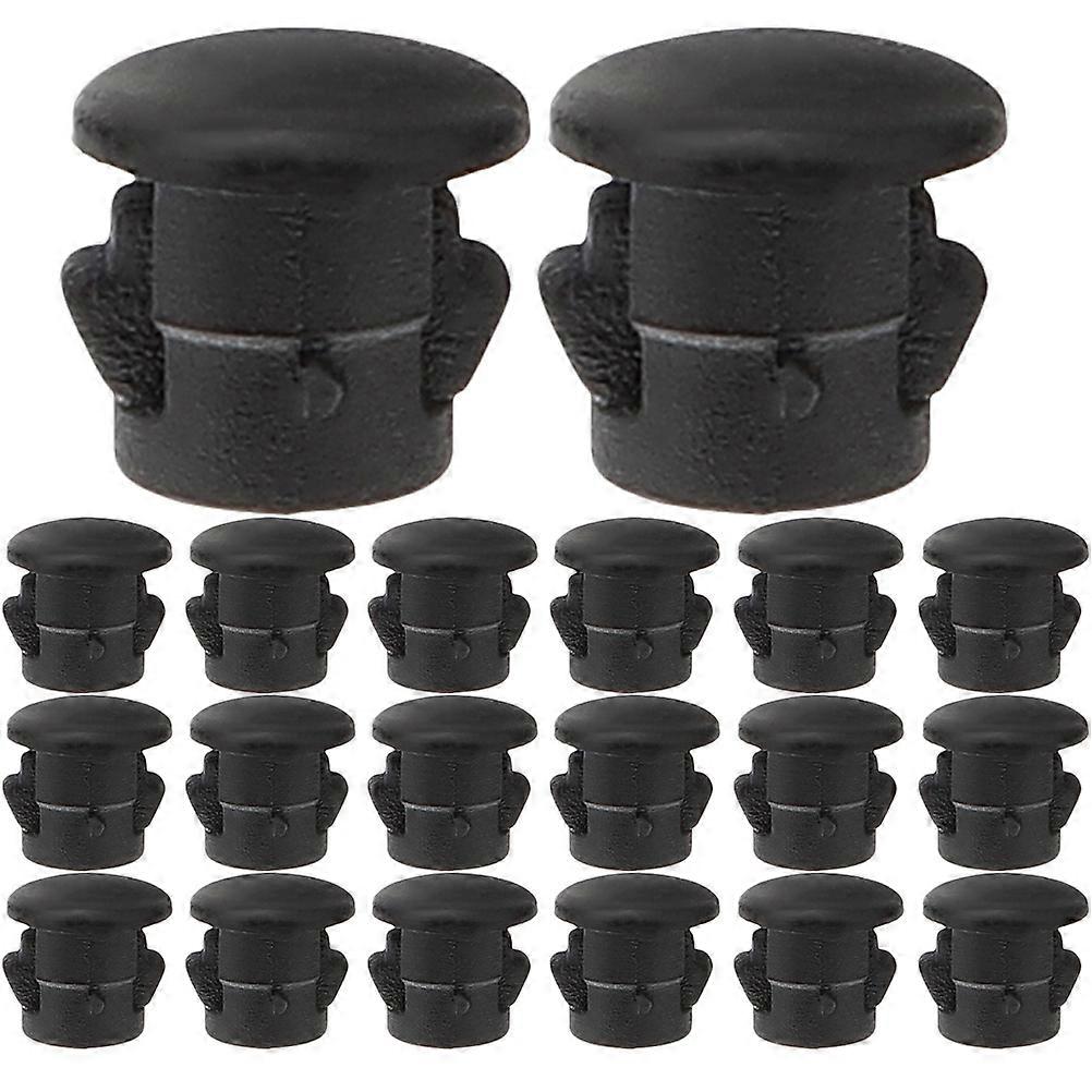 300pcs Durable Plastic Round Furniture Hole Plugs Lightweight Wear Resistant Inserts for Cabinets, Tables & Chairs Easy to Use for Various