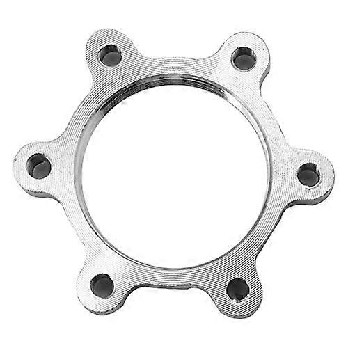Bicycle Brake Disc Centre Lock Adapter 44mm Aluminium Alloy 6 Hole Wheel Hub Brake Disc Accessory Compatible with Centre Lock Systems
