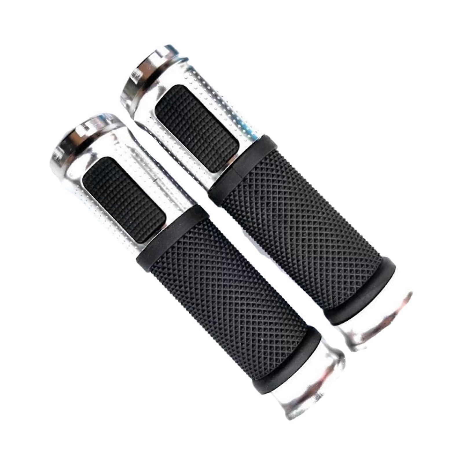 1 pair of durable mountain bike grips, ergonomic, comfortable, for daily commuting and cycling