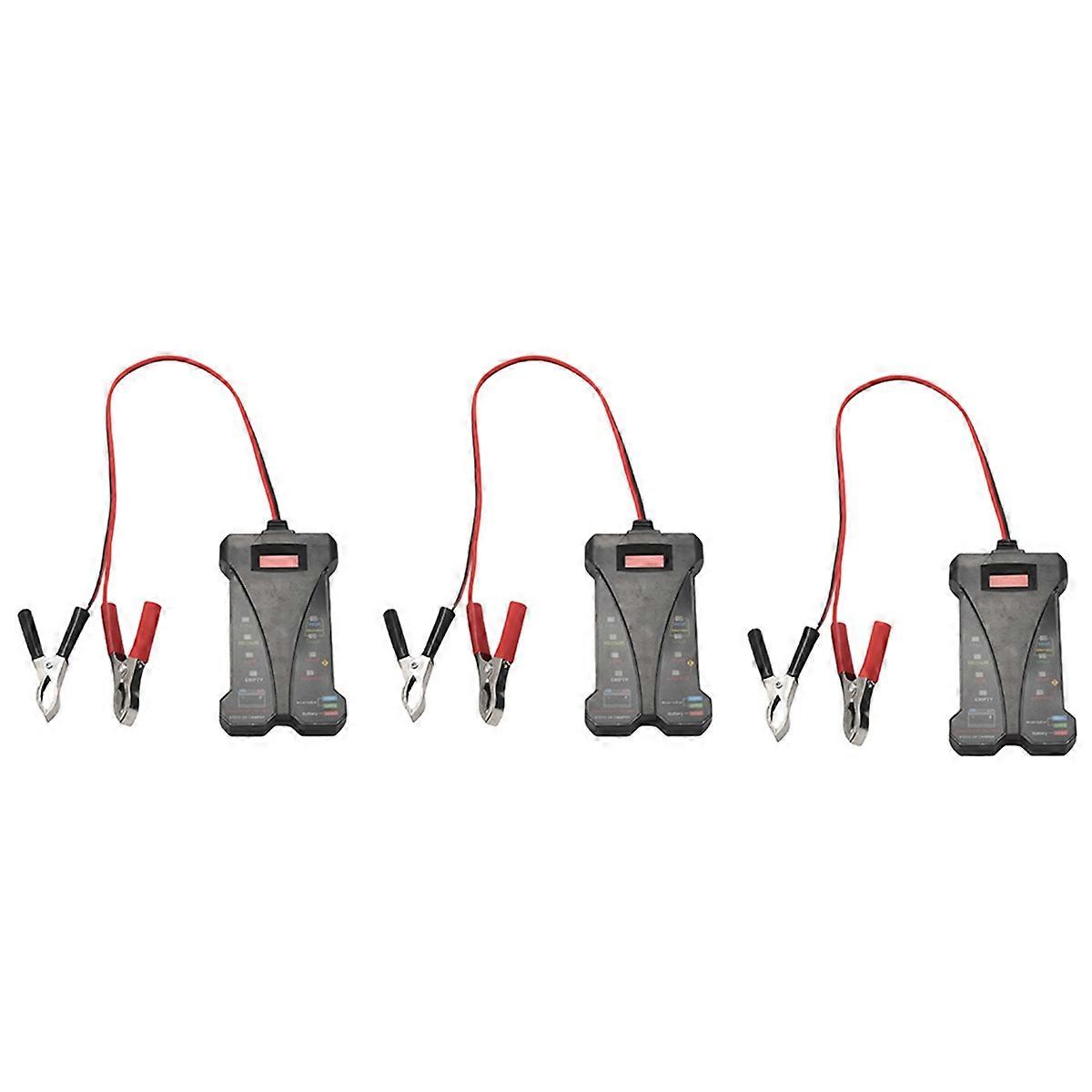 MP0514A 12V Voltmeter and LCD Display and LED Indication-BLACK