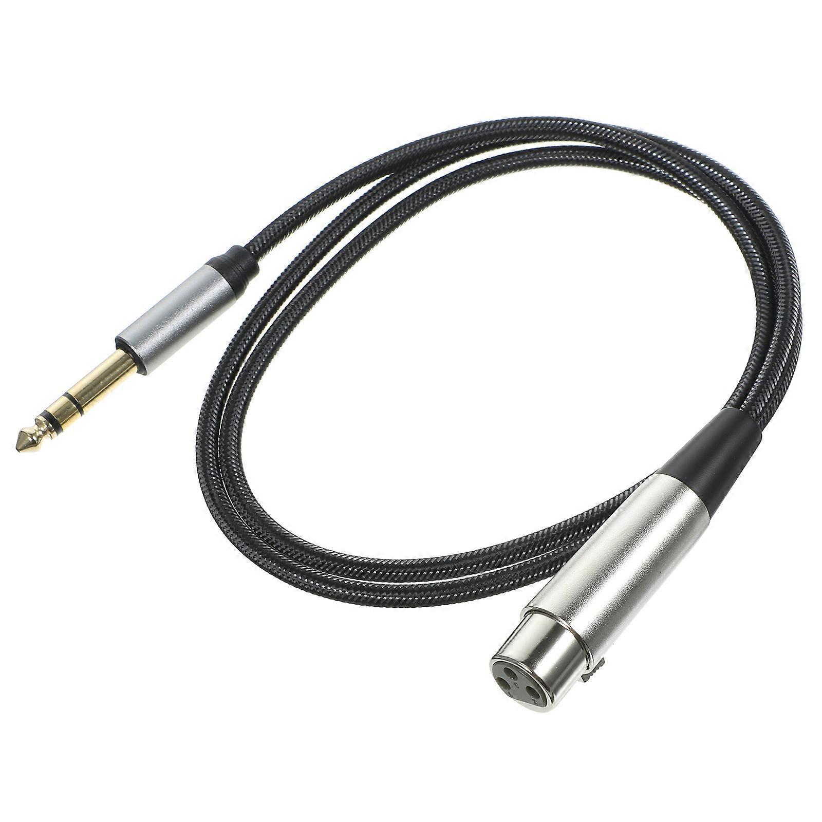 Microphone Adapter Cable For Broadcasters Audio Transmission Tinned Copper Wire 1Pack