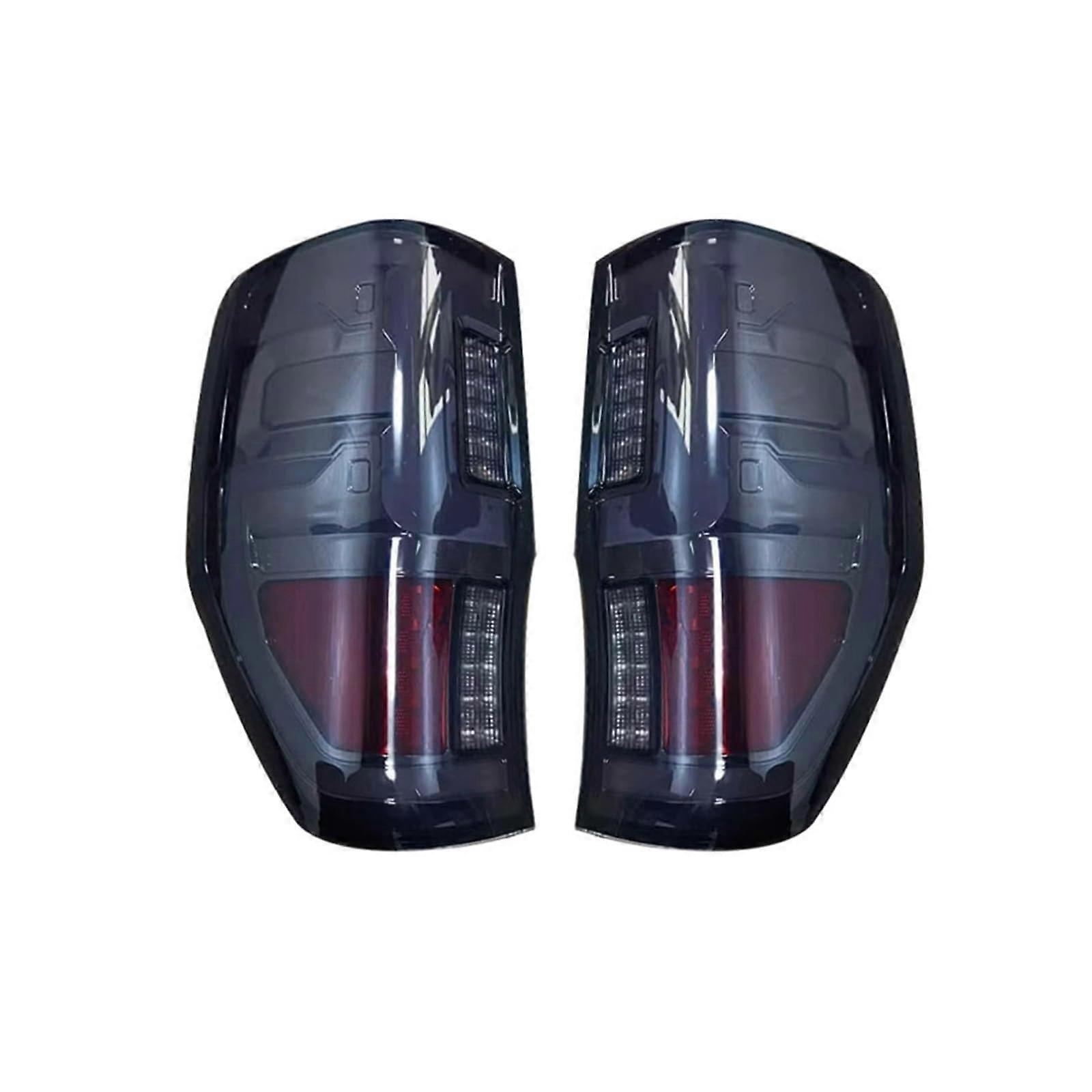 Ford Ranger Car Tail Lights for Raptor T6/T7/PX/MK1/MK2 for Wildtrak 20122019, 1 Pair Tail Light Assembly, Brake and Signal Light (Red, 1 Pair).