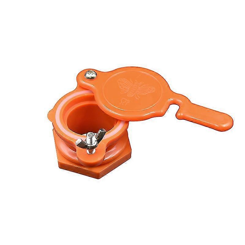 5 Pcs Honey Extractor Faucet Honey Bee Valve Honey Extractor Tap - Orange (44mm) Compatible with Certain Brands
