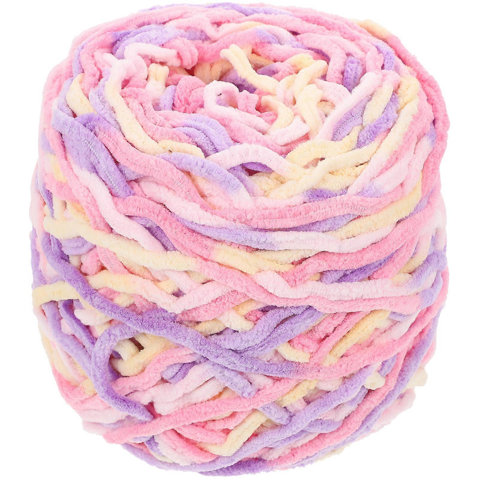 Convenient Crochet Yarn Crochet Yarn Craft Enthusiasts Multi-Color Rectangular 1 Roll