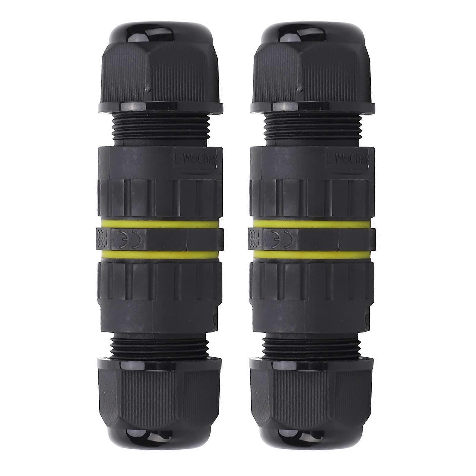 2Pin Plug, Flameretardant Electronic Cable Connection Connector IP68, Comfortable to Operate, with Small Size (710mm)