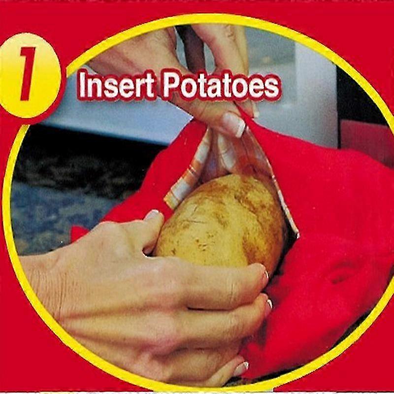 Mikroaaltouunin erikoispussi bataattien ja maissin lämmittämiseen