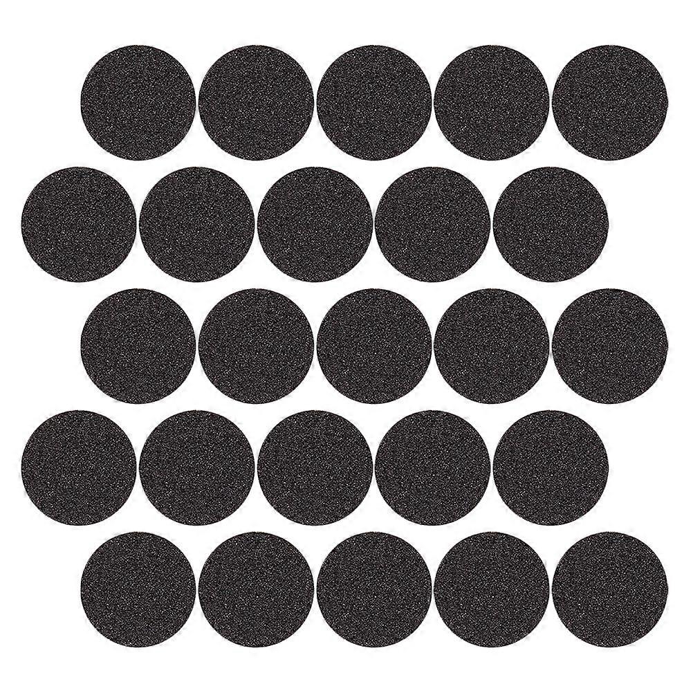 Electric Grinding Slices Nail Electric Sanding Pads Manicure Tool Home Use Black 2x2cm Exfoliating 1 Set