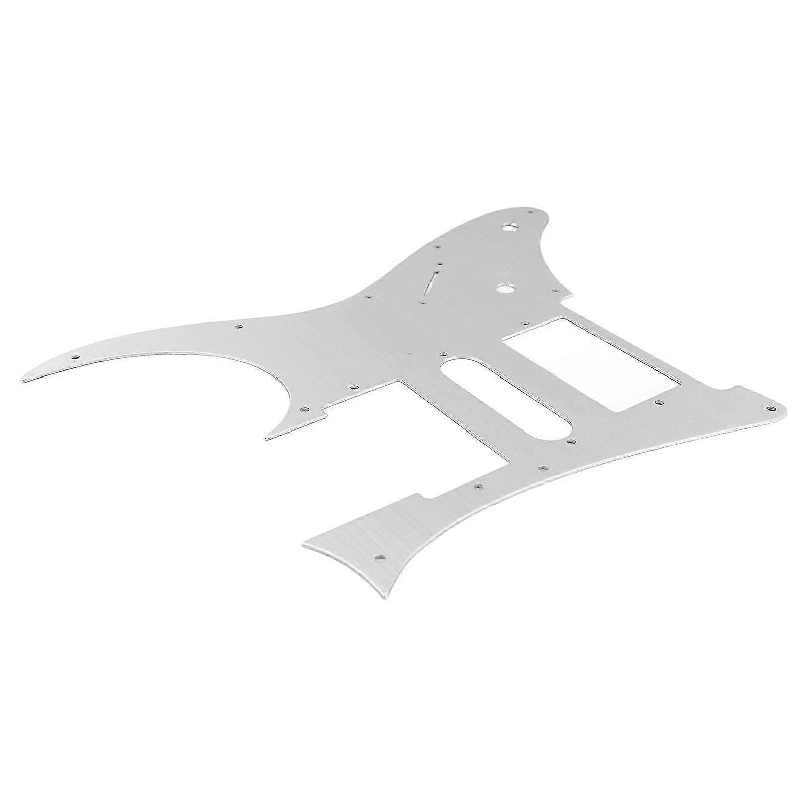 Aluminiumlegering Anti-Scratching HSH Elgitarr Plektrumskydd Scratch Platta Silver