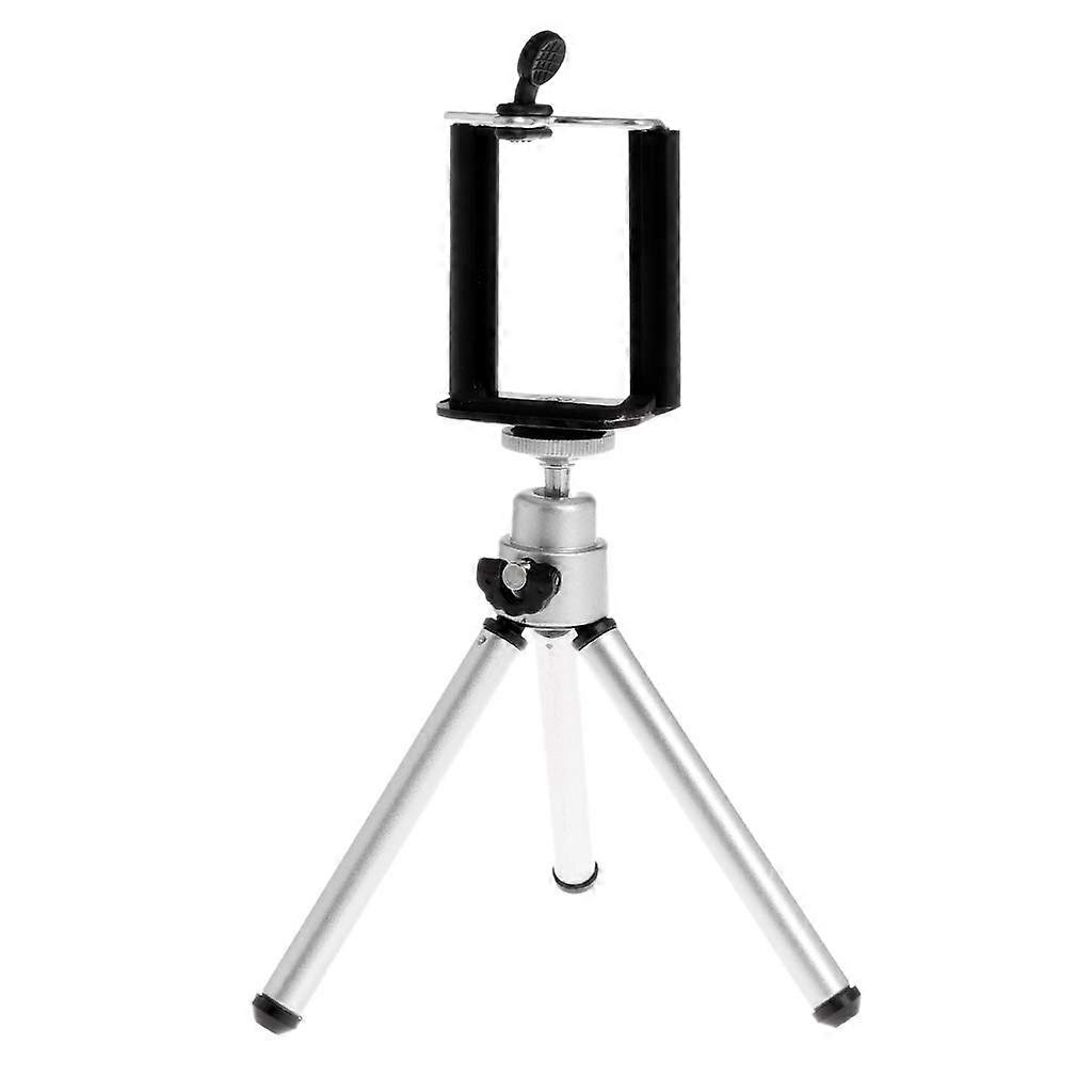 Lightweight Tripod Stand with Clip, Rotating Aluminum Alloy Mount for Phones, Laser Level Digital SLR Camera