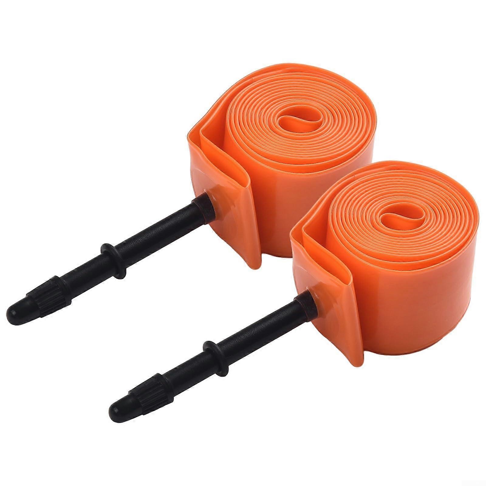 Bicycle Inner Tubes TPU Material 700C Size Fits 18-32mm Tire Width Ultra Lightweight 65mm Valve 2 Pack