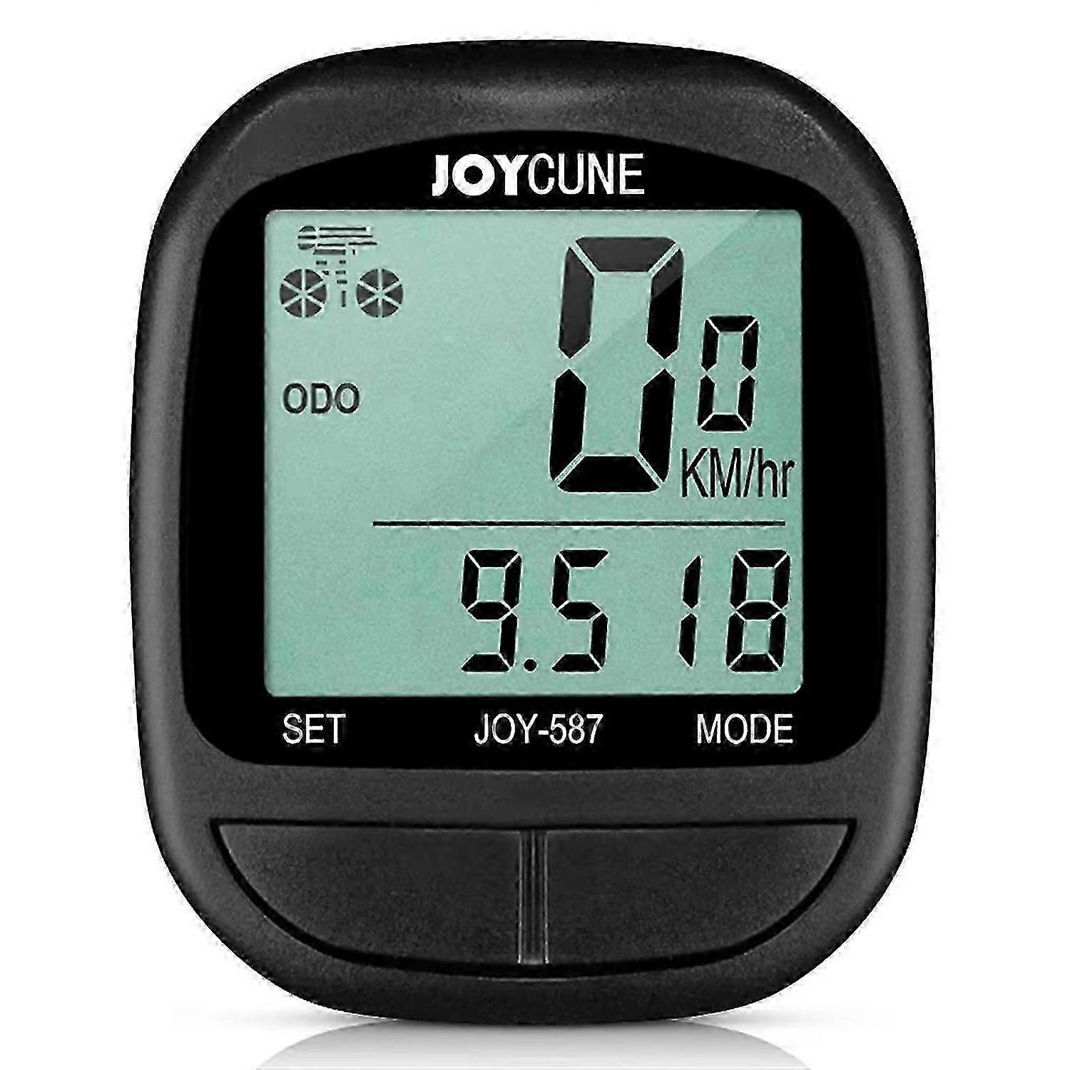 Bike Computer Bicycle Waterproof Wired Speedometer Odometer Stopwatch Cycle Bike Computer with LED D hwy