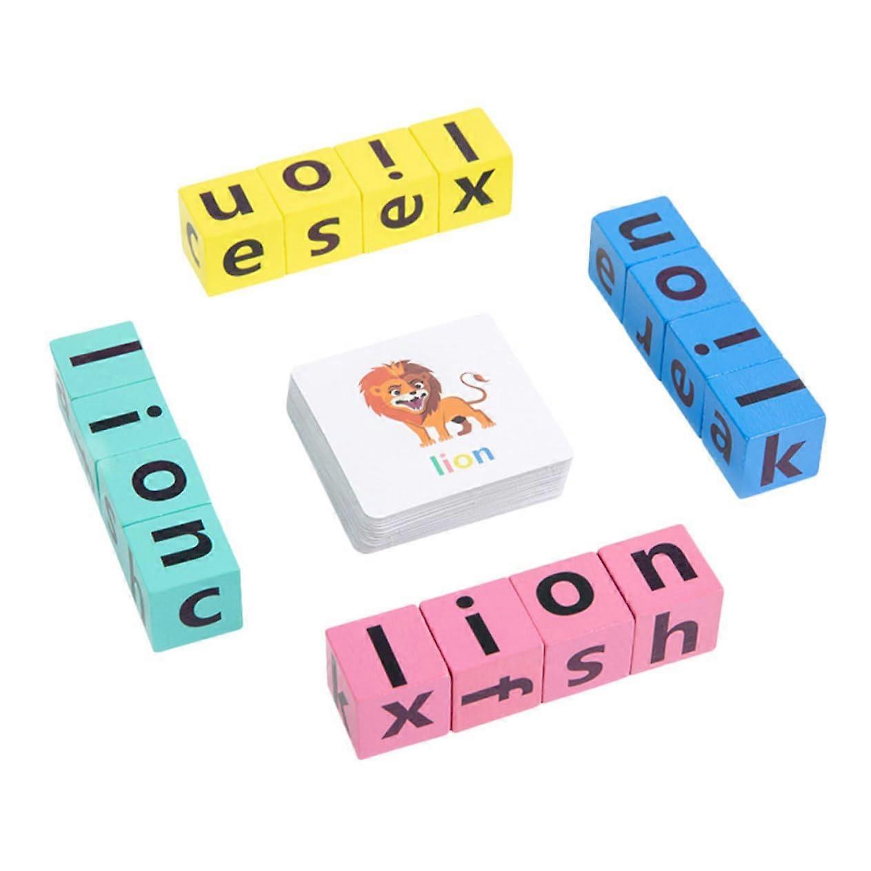 Alphabet Interactive Learning Toy With Letter Cards For Spelling, Cognitive Skills Development And Hand-Eye Coordination