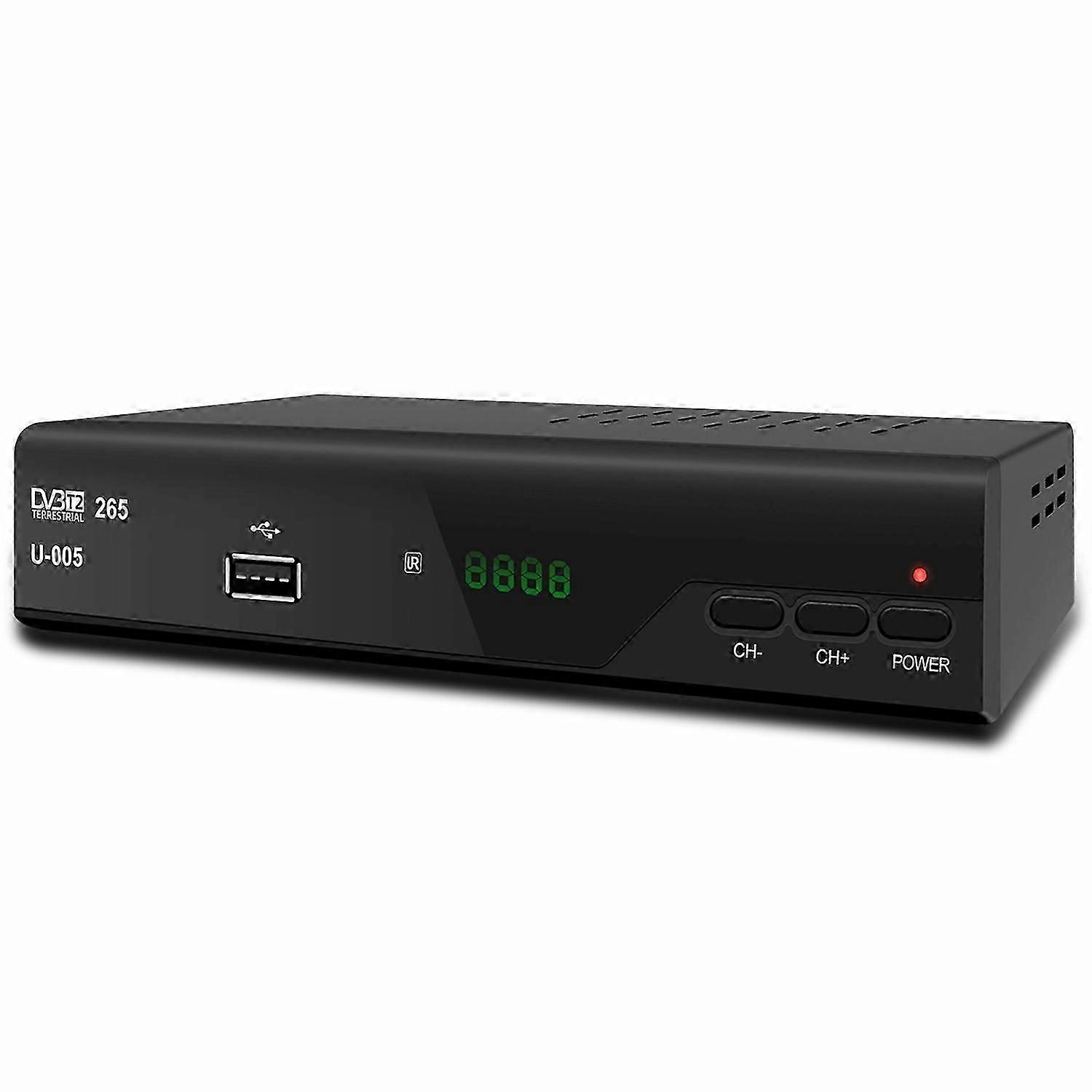 H265 DVB-T2 U-512MB 10Bit Smart Home TV Set-Top Box 1080P HD WiFi Media Player-EU Plug
