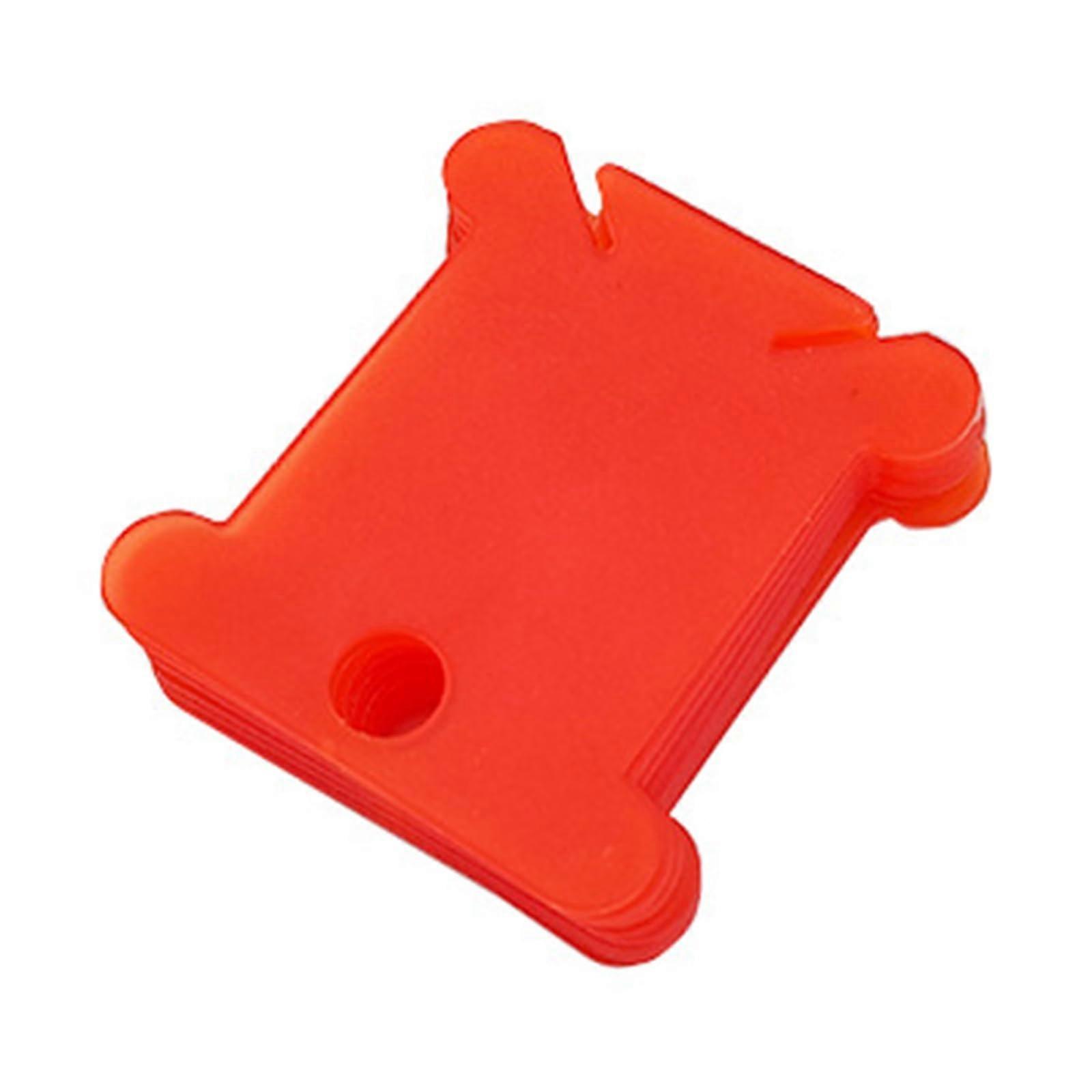 Plastic Bobbins 50-Pack For Embroidery Thread Storage, Thread Winder Compatible, Sewing Bobbins Set