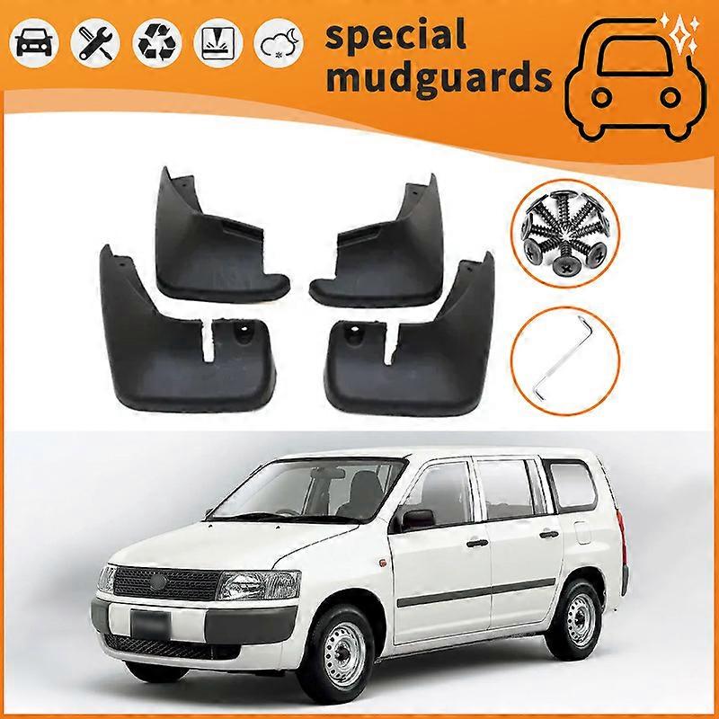 For Toyota Probox BZ3 BZ4X 02-23 models Mudguards Fender Mudflaps Front Rear Flares Splash Guards Cover Car Accessorie
