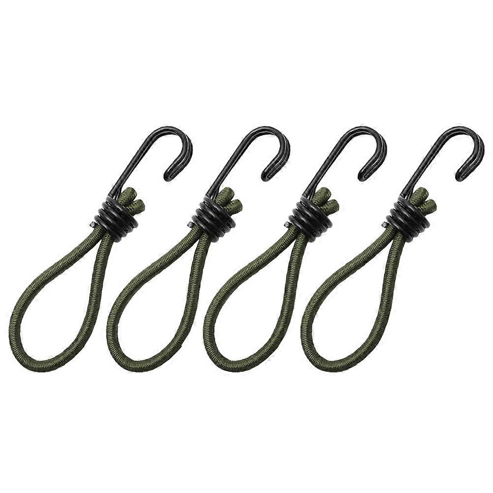 Camping Bungee Cord Fixing and Binding Tent Accessories For Fishing Outdoor Enthusiasts 4Pcs