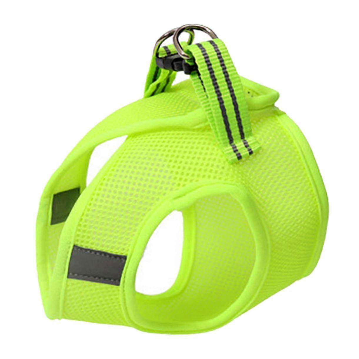 Breathable Material Cat Harness with Stylish Design for Small Cats, Light Green, Lightweight and Easy to Care for Safe Walking