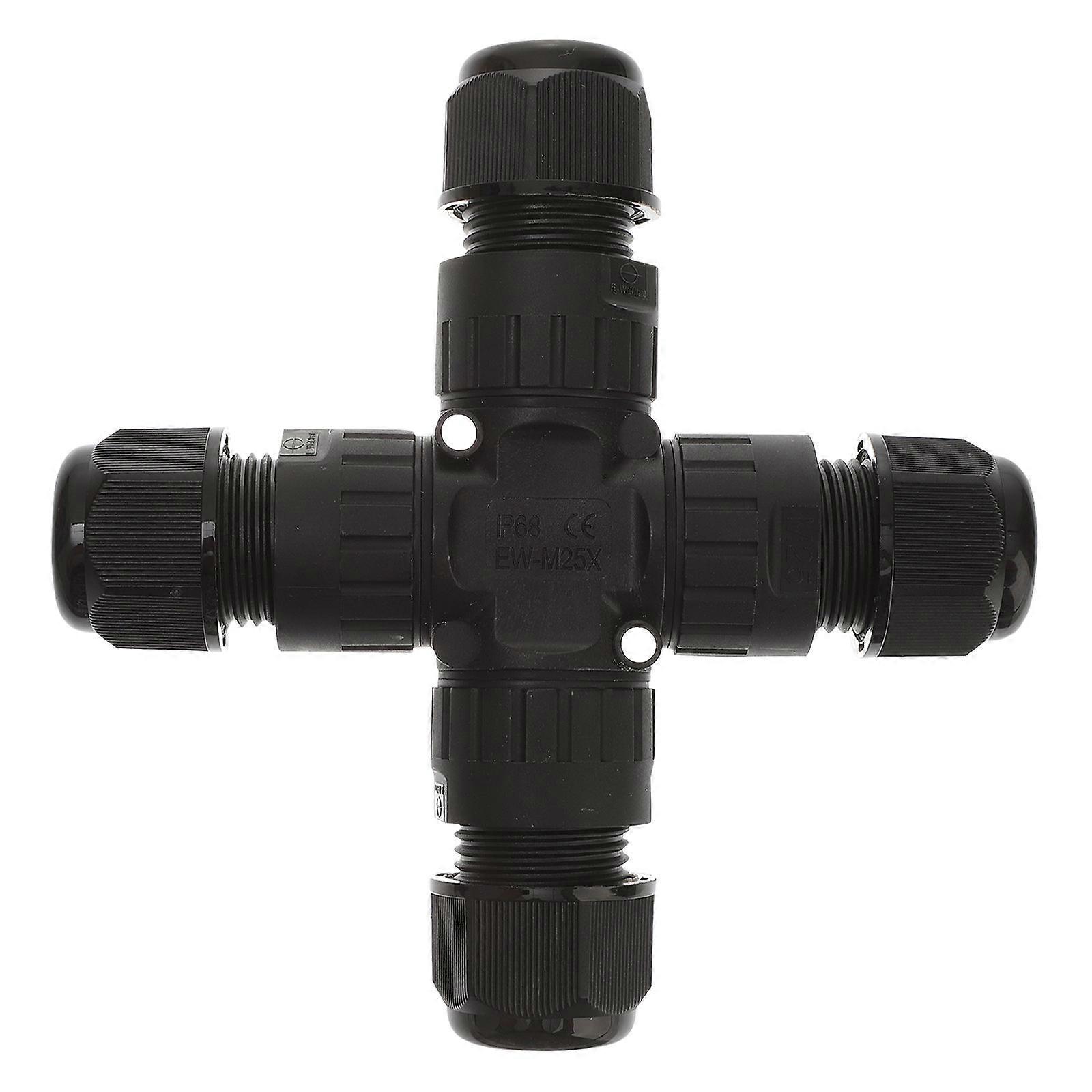 Cable Gland Waterproof Electrical Cable Connector For Street Lights 13.5X13X2.5CM IP68 Waterproof Rating 1Pack