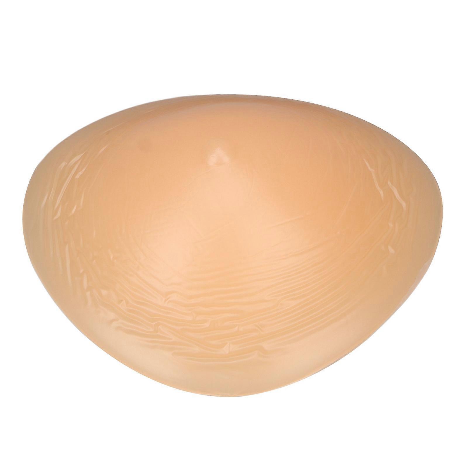 Soft Silicone Bra Pad Inserts Triangular Shaped Chest Forms with Concave Bottom for Natural Enhancement and Comfortable Fit