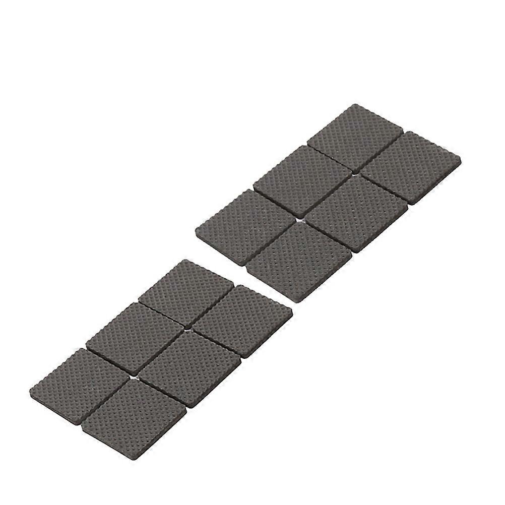 Square Furniture Pads Table Mat Non-Slip Silent Protectors for Household Use 4.5x4.5cm Square Black 12Pack
