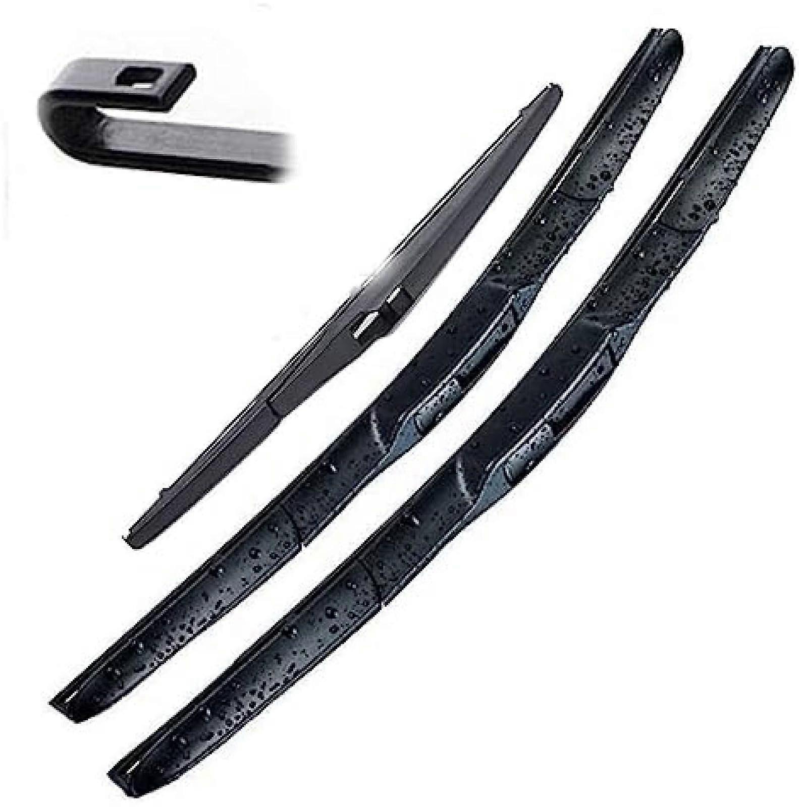 Windscreen Wipers Set for Toyota RAV4 XA40 2013-2018, Front 26" Rear 16" and 10" Wiper Blades, Durable and Compatible