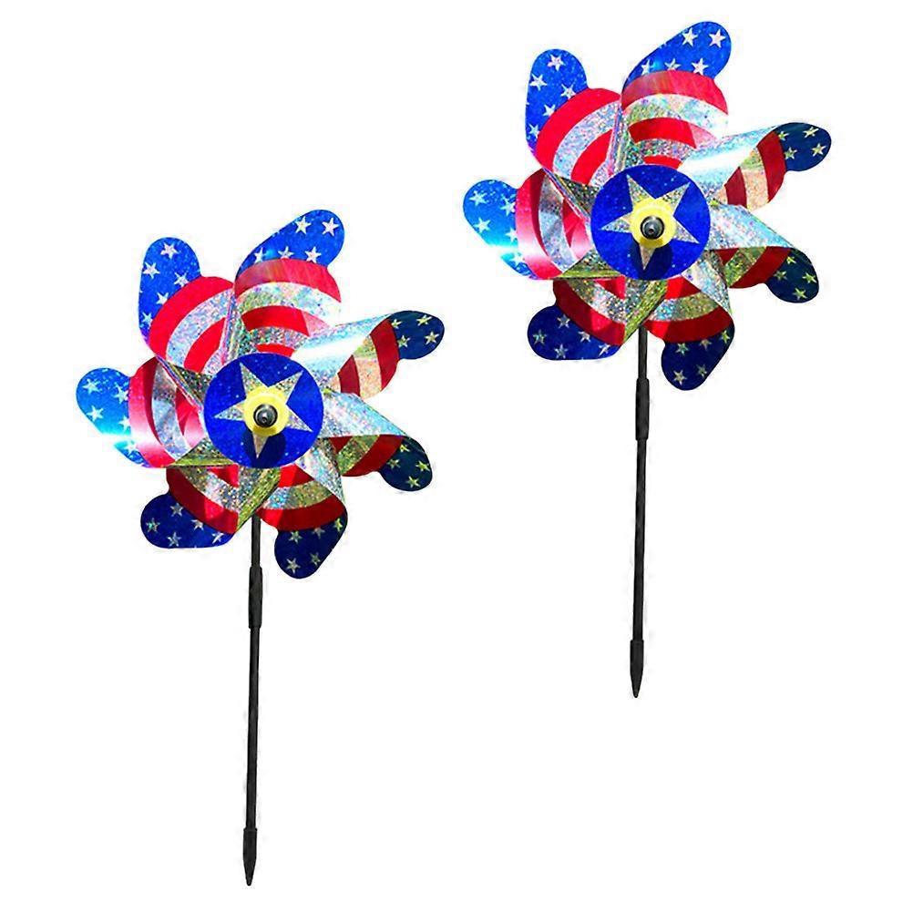 Colorful Windmills for Decor Made of PET Material Spin with Wind Perfect for Garden Parties Multi