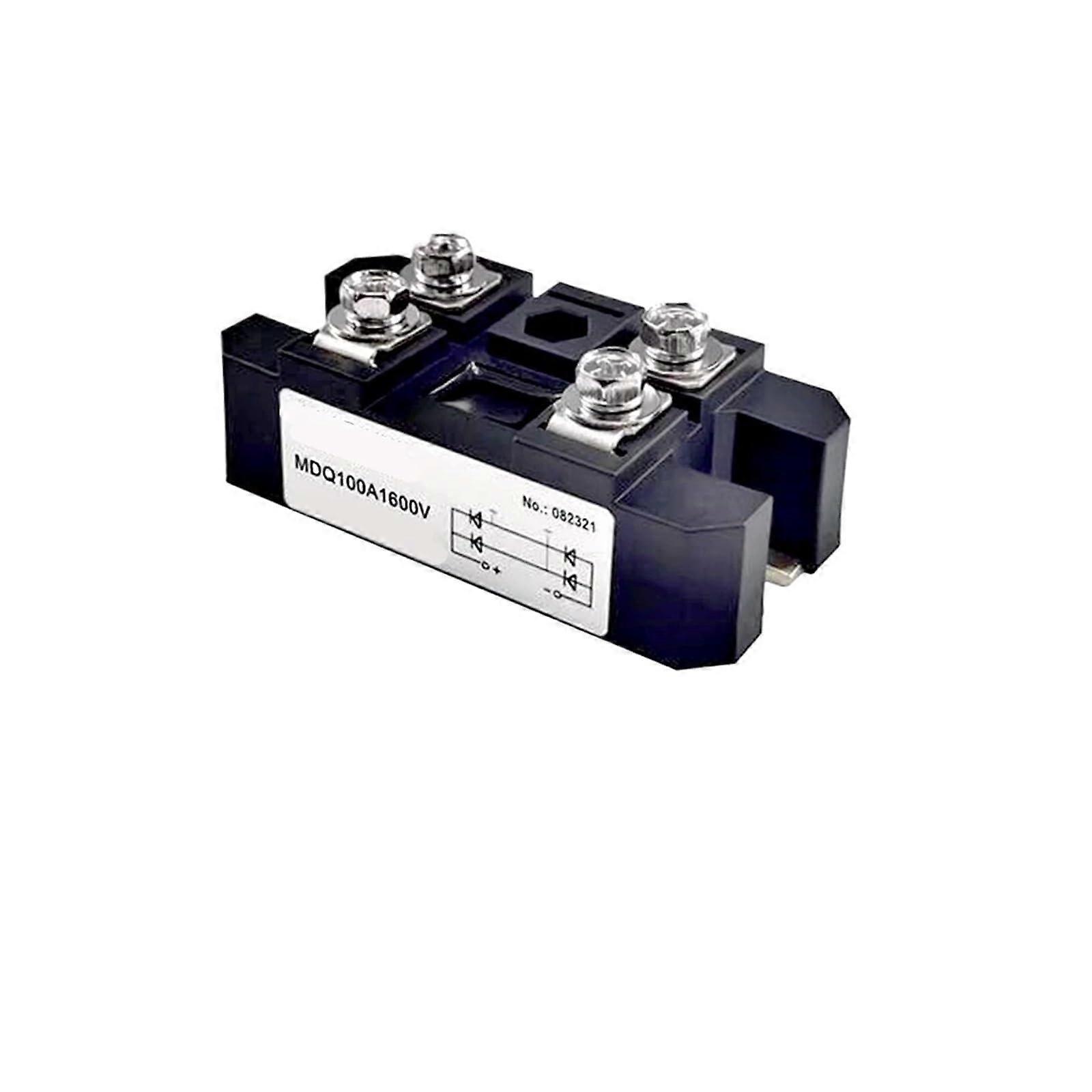 100A Single-Phase Bridge Rectifier AC-DC Module MDQ100A-16, 12V-1800V, 12V/24V/36V/48V
