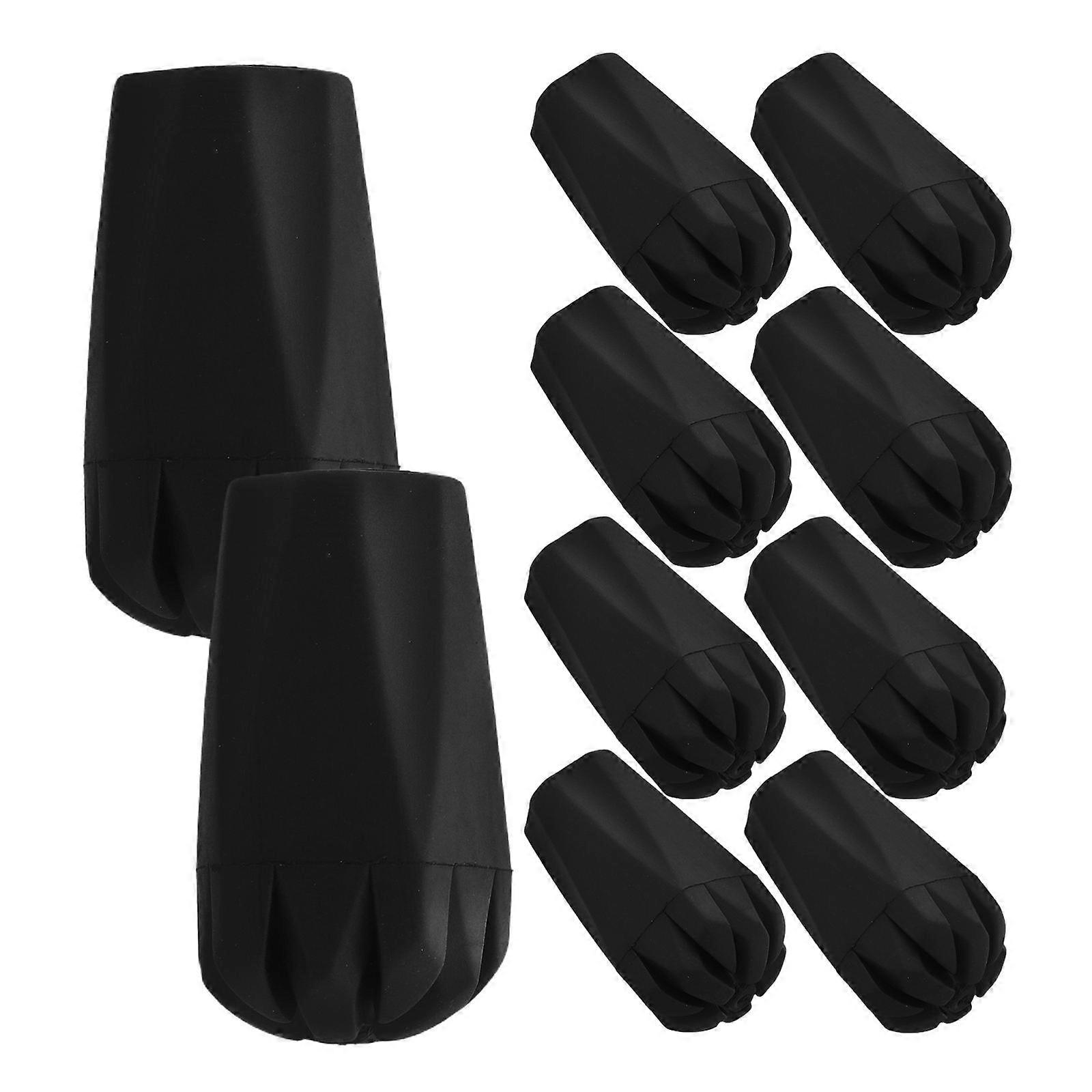 Thickened Non Slip Hiking Pole Rubber Tips – Durable Replacement Caps for Walking Sticks & Trekking Poles with Enhanced Skid Traction for Outdoor