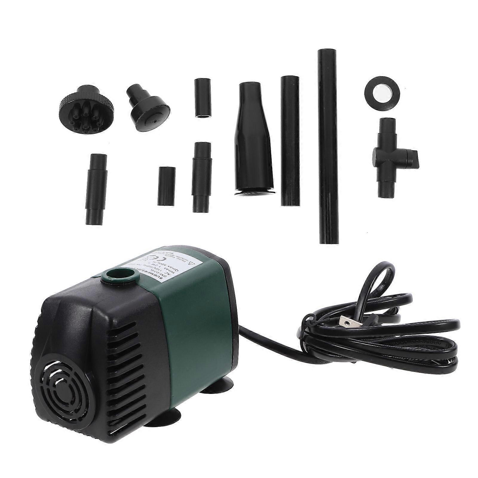 Durable ABS Submersible Pump for Fish Tank with Efficient Water Circulation and Cleaning 1 Set Plug