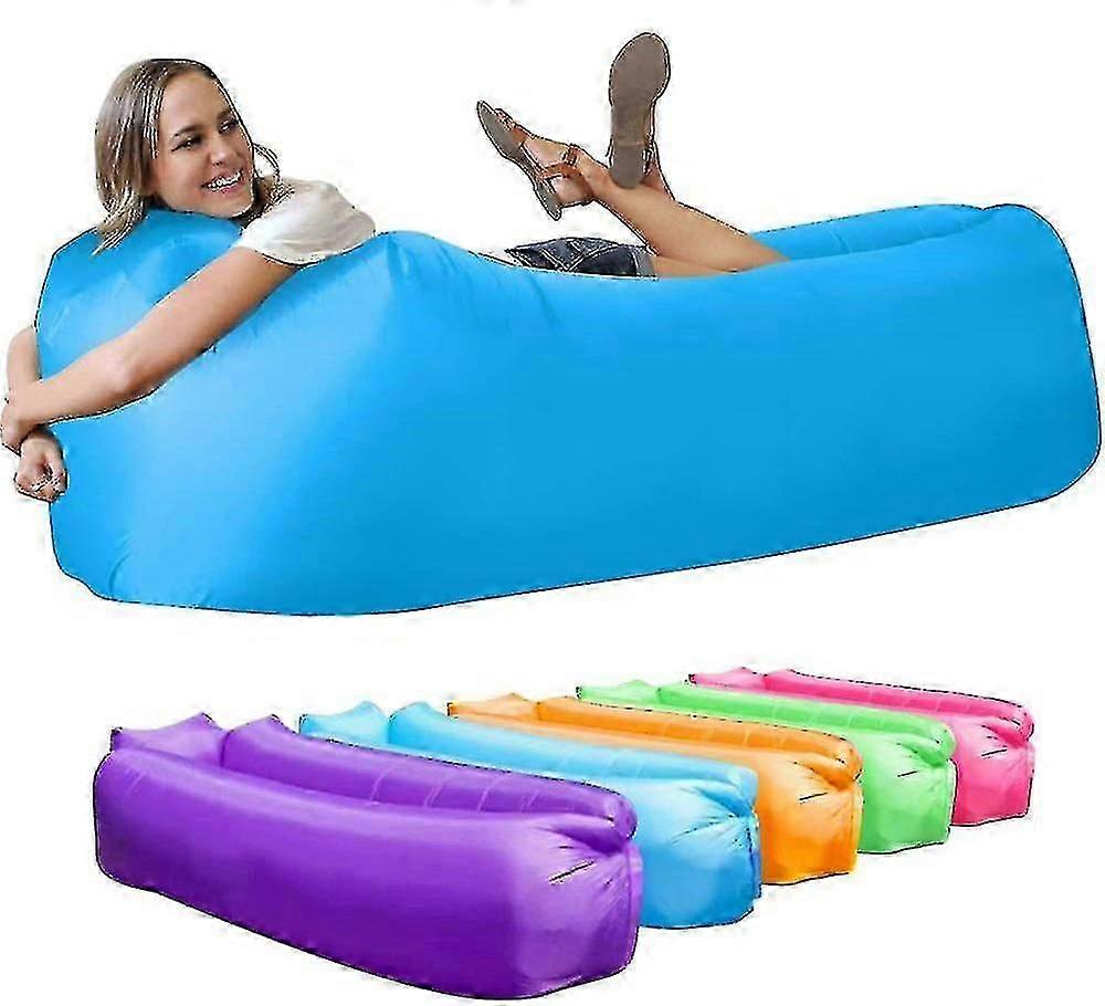 Inflatable Lounger with Waterproof Compression Sack Ideal for Camping Trips