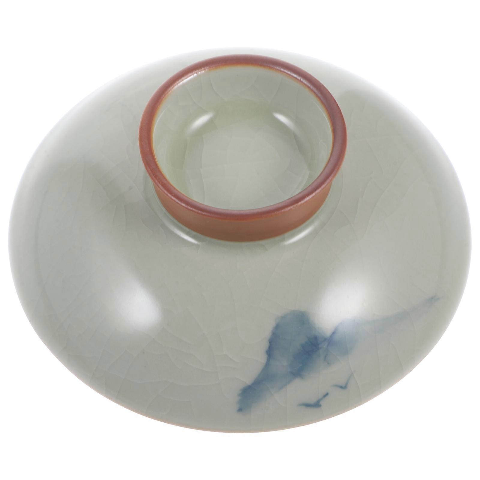 Ceramic Tea Bowl Lid Ceramic Teacup Lid Teaware Replacement Cover