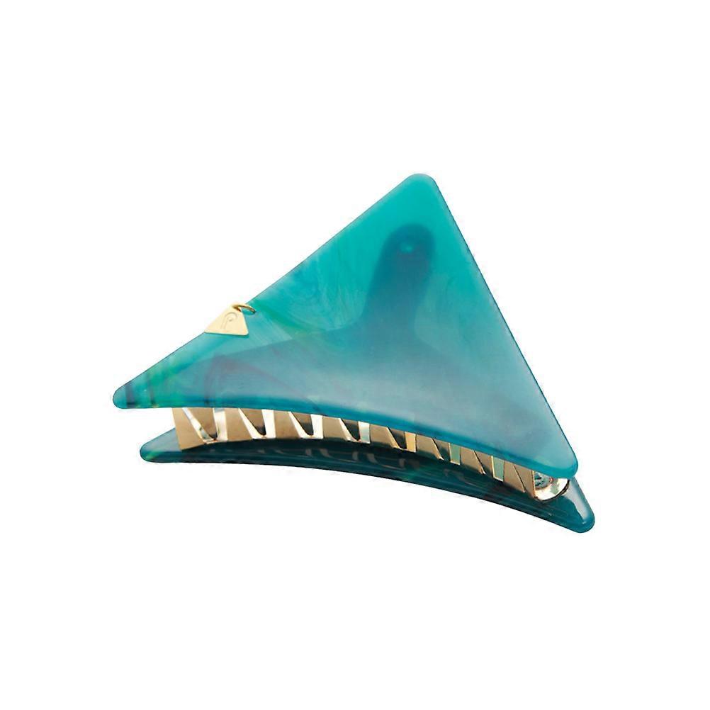 Triangle Hair Claw Large Non-Slip Hair Styling Tool 1Pack Dark Green