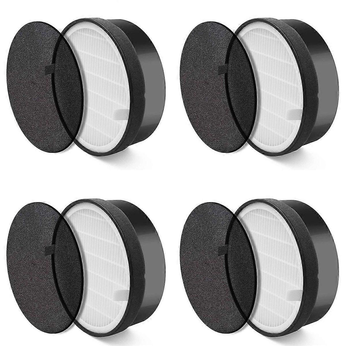 4X Replacement Filter for Air Purifier -H132, True HEPA and Activated Carbon Filters