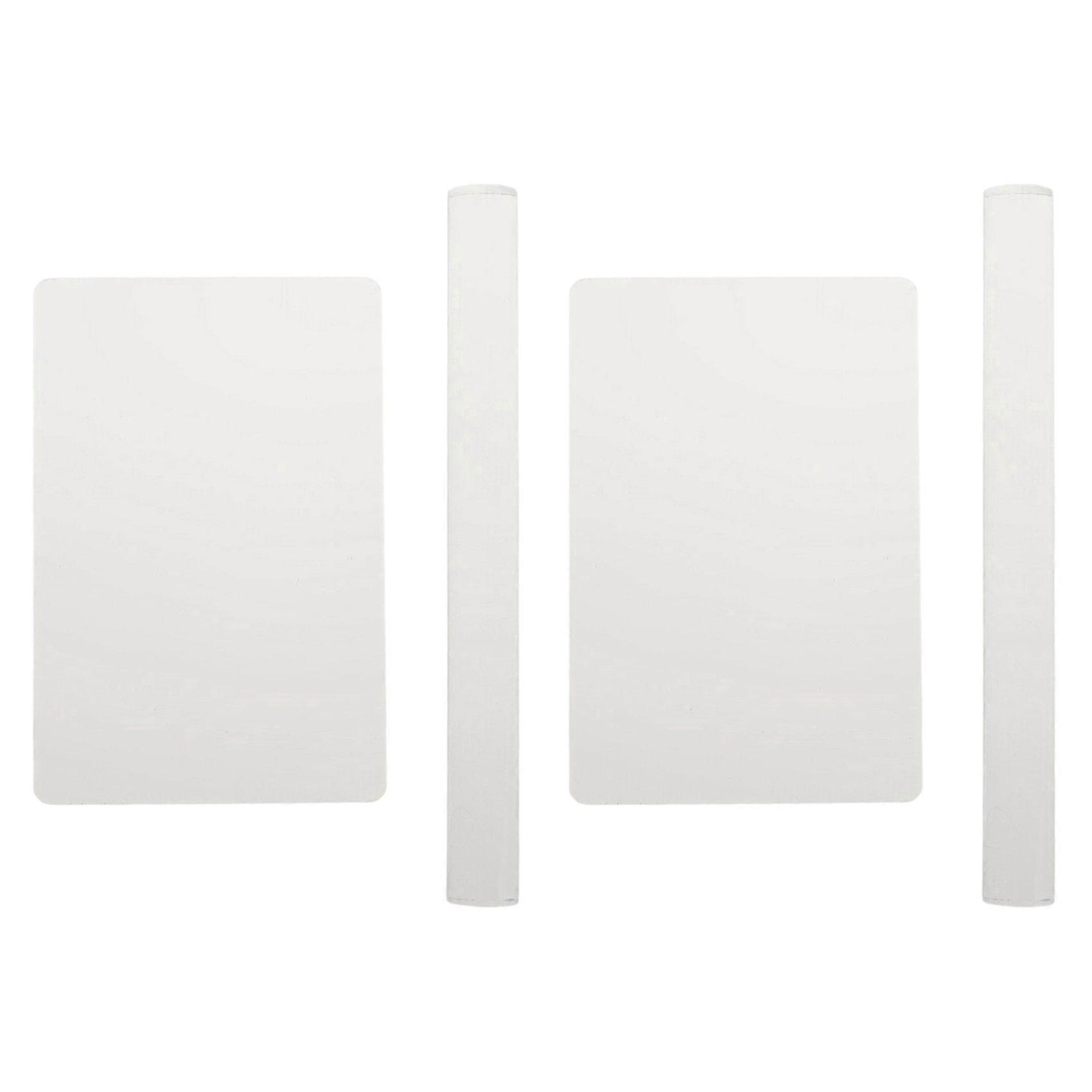 4 Pcs Solid Acrylic Roller Rolling Pin Polymer Clay Art Craft Accessories